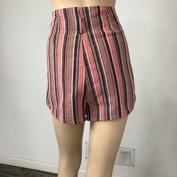 Akaiv TR Notes paperback shorts stripe pink side pocket - Picture 6 of 16